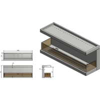 Биокамин Infire Inside C1000 Vers3 - Превью изображения №4 — Интернет-магазин Time-Shop
