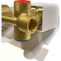 Душевая система  Hansberge H6077 (белый) - Превью изображения №11 — Интернет-магазин Time-Shop