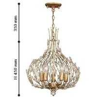 Подвесная люстра Favourite Batun 2020-5P - Превью изображения №2 — Интернет-магазин Time-Shop