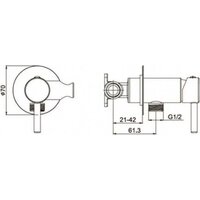 Гигиенический душ Grocenberg GB001 (графит) - Превью изображения №5 — Интернет-магазин Time-Shop