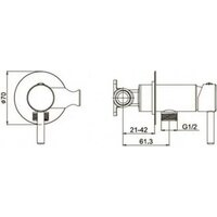 Гигиенический душ Grocenberg GB001 (графит) - Превью изображения №12 — Интернет-магазин Time-Shop