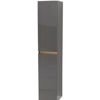 ЗОВ Шкаф-пенал Лира 150 LP150MWFMLGVG (грифель глянец)