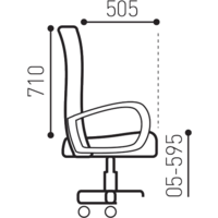 Офисное кресло Brabix Solid HD-005 (ткань, черный) - Превью изображения №16 — Интернет-магазин Time-Shop