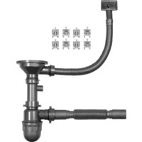Кухонная мойка ARFEKA AF 520*490 + AF FSS304 + ZP DS BLACK PVD NANO - Превью изображения №12 — Интернет-магазин Time-Shop