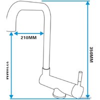 Кухонная мойка ARFEKA AF 520*490 + AF FSS304 + ZP DS BLACK PVD NANO - Превью изображения №17 — Интернет-магазин Time-Shop
