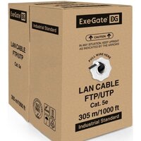 Кабель ExeGate UTP4-C5e-CCA-S24-OUT-PE-BK-305 UTP - Превью изображения №2 — Интернет-магазин Time-Shop