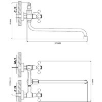 Смеситель Ekko E26019-5 - Превью изображения №2 — Интернет-магазин Time-Shop