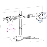Подставка для монитора Arm Media LCD-T52 - Превью изображения №2 — Интернет-магазин Time-Shop