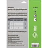 Пленка для ламинирования CACTUS глянцевая A4, 100 мкм, 25 л - Превью изображения №2 — Интернет-магазин Time-Shop