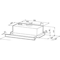 Кухонная вытяжка Krona Kamilla Evo 1 (белый) - Превью изображения №2 — Интернет-магазин Time-Shop