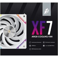 Комплект вентиляторов для корпуса 1stPlayer XF7 ARGB (3 шт, белый) - Превью изображения №7 — Интернет-магазин Time-Shop