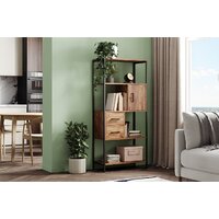 Стеллаж Mio Tesoro Cool Joy Loft (дуб золотой крафт/черный) - Превью изображения №3 — Интернет-магазин Time-Shop