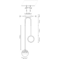 Подвесная люстра Velante 431-306-02 - Превью изображения №2 — Интернет-магазин Time-Shop