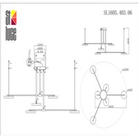 Подвесная люстра ST Luce Farone SL1605.403.06 - Превью изображения №10 — Интернет-магазин Time-Shop