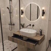  ЗОВ Тумба под умывальник Токио Премиум 120 TP120AWPTOC0 (аттик) - Превью изображения №2 — Интернет-магазин Time-Shop