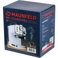 Рожковая кофеварка MAUNFELD MF-735WH Pro - Превью изображения №15 — Интернет-магазин Time-Shop