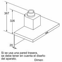 Кухонная вытяжка Bosch Serie 2 DWB66BC60 - Превью изображения №6 — Интернет-магазин Time-Shop