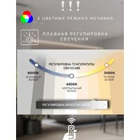 Припотолочная люстра Aitin Pro L26466/6 (хром RGB) - Превью изображения №10 — Интернет-магазин Time-Shop