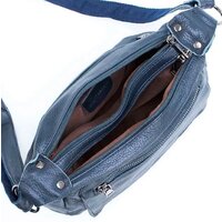 Женская сумка Poshete 921-301-NAV (синий) - Превью изображения №3 — Интернет-магазин Time-Shop