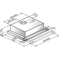 Кухонная вытяжка Elikor Интегра 50П-400-В2Л (антрацит/рейлинг бронза) - Превью изображения №6 — Интернет-магазин Time-Shop