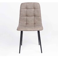 Стул Алвест AV 406-N (песочная замша Kiprus 03/черный) - Превью изображения №4 — Интернет-магазин Time-Shop