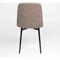 Стул Алвест AV 406-N (песочная замша Kiprus 03/черный) - Превью изображения №6 — Интернет-магазин Time-Shop