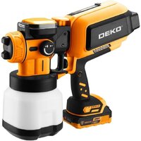 Краскораспылитель Deko DKSG20K4 (с 1-им АКБ) - Превью изображения №3 — Интернет-магазин Time-Shop