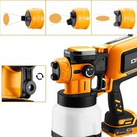 Краскораспылитель Deko DKSG20K4 (с 1-им АКБ) - Превью изображения №7 — Интернет-магазин Time-Shop