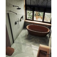 Душевая стенка MaybahGlass 119x195 MGD-688-6ш (сатин стекло/черный) - Превью изображения №6 — Интернет-магазин Time-Shop