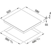 Варочная панель Franke FHSM 603 3I DZ BK - Превью изображения №2 — Интернет-магазин Time-Shop