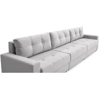 Диван Mio Tesoro Манчестер 292 1.5ек-1.5ек-1.5ек (841 светло-серый) - Превью изображения №4 — Интернет-магазин Time-Shop