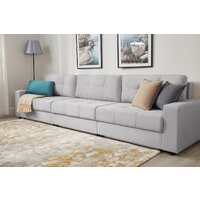 Диван Mio Tesoro Манчестер 292 1.5ек-1.5ек-1.5ек (841 светло-серый) - Превью изображения №11 — Интернет-магазин Time-Shop