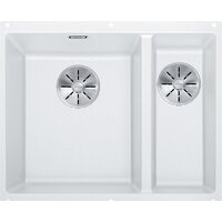 Кухонная мойка Blanco Subline 340/160-U (левая, белый) - Превью изображения №1 — Интернет-магазин Time-Shop