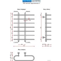 Полотенцесушитель Ростела Аллегро 1