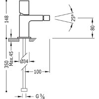 Смеситель Tres Max-Tres 37 06122001 - Превью изображения №2 — Интернет-магазин Time-Shop
