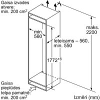 Холодильник Bosch Serie 2 KIV86NSE0 - Превью изображения №13 — Интернет-магазин Time-Shop