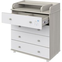 Атон Мебель Орион 804 Oliver ЛДСП (шимо светлый/белый)