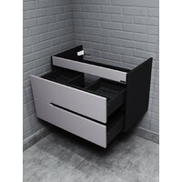  Домино Тумба под умывальник Unit 80 Karat В2 (серый тауп) - Превью изображения №4 — Интернет-магазин Time-Shop