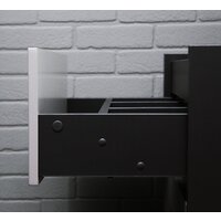  Домино Тумба под умывальник Unit 80 Karat В2 (серый тауп) - Превью изображения №6 — Интернет-магазин Time-Shop