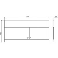 Панель смыва OLI Slim 659046 (матовый хром) - Превью изображения №2 — Интернет-магазин Time-Shop