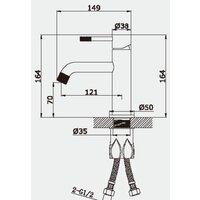 Смеситель Vieir V402511-S - Превью изображения №2 — Интернет-магазин Time-Shop