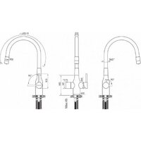 Смеситель Paulmark Salix Sa213419-NI (черный/никель) - Превью изображения №4 — Интернет-магазин Time-Shop