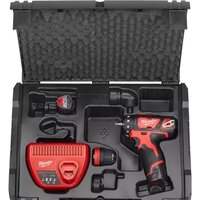 Дрель-шуруповерт Milwaukee M12 BDDXKIT-202C 4933447836 (с 2-мя АКБ, кейс) - Превью изображения №7 — Интернет-магазин Time-Shop