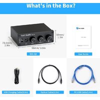 Настольный усилитель Fosi Audio Q4 - Превью изображения №4 — Интернет-магазин Time-Shop