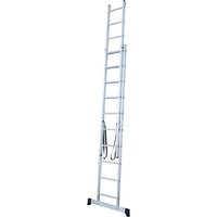 Лестница-стремянка Новая высота NV 122 алюминиевая двухсекционная 2x10 ступеней - Превью изображения №3 — Интернет-магазин Time-Shop