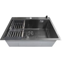 Кухонная мойка Stellar Evier E7050NB (графит) - Превью изображения №2 — Интернет-магазин Time-Shop