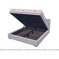 Кровать Elmax Неаполь 180x200 с ПМ Газ-лифт Континентальная рама (Glory 19) - Превью изображения №3 — Интернет-магазин Time-Shop