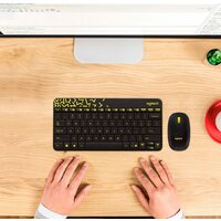 Офисный набор Logitech MK240 Nano 920-008198 (черный) - Превью изображения №3 — Интернет-магазин Time-Shop