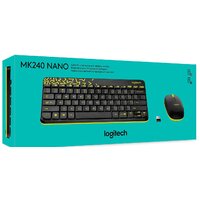 Офисный набор Logitech MK240 Nano 920-008198 (черный) - Превью изображения №8 — Интернет-магазин Time-Shop