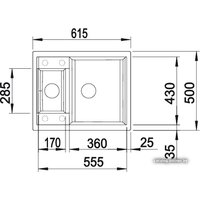 Кухонная мойка Blanco Metra 6 (темная скала) [518874] - Превью изображения №4 — Интернет-магазин Time-Shop